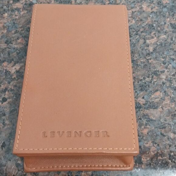 Levenger Double Card Holder...NEW - Picture 2 of 6